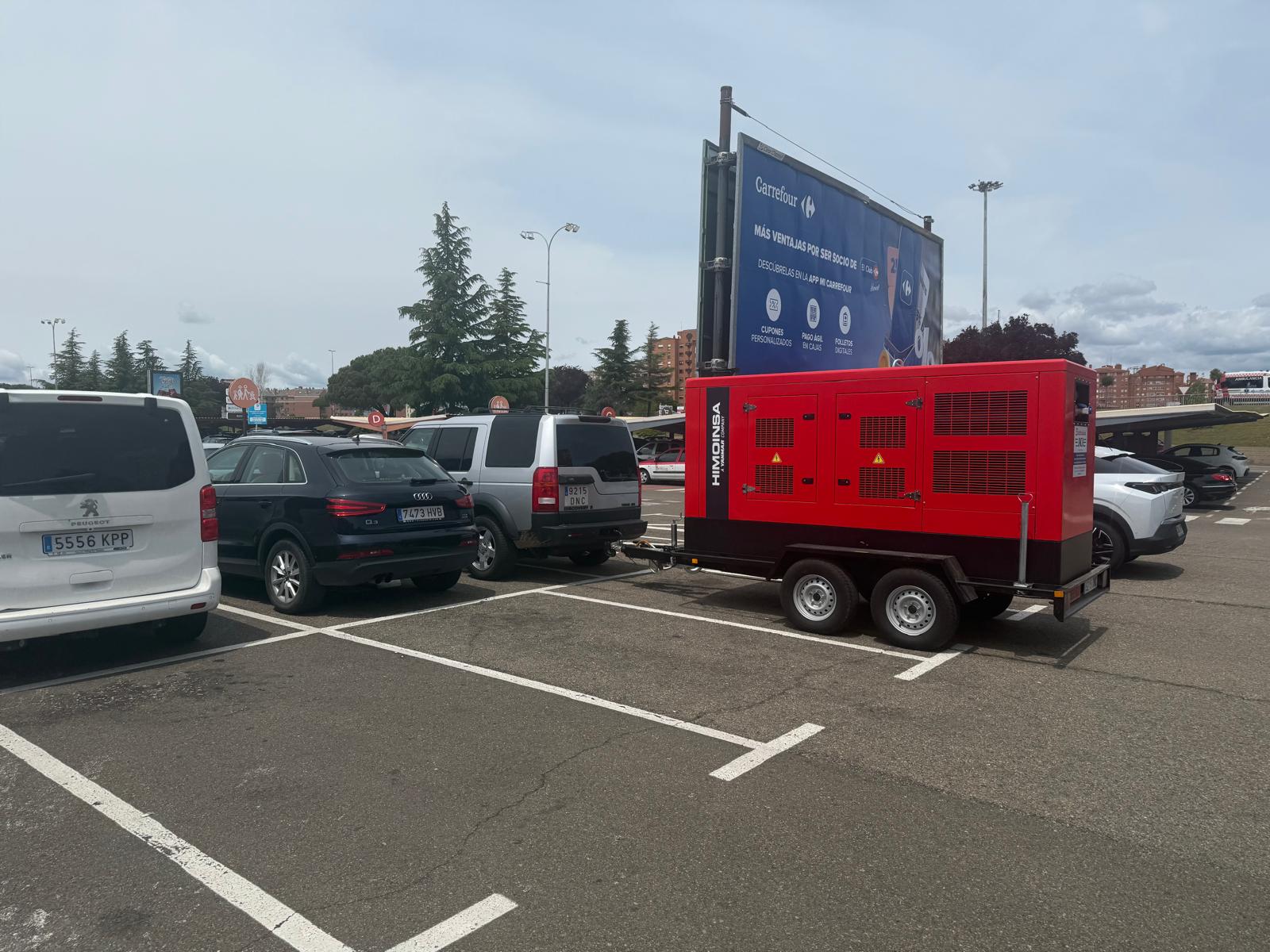 Grupo electrógeno para fiestas patronales